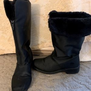 Black Totes Waterproof winter boots. Size 8